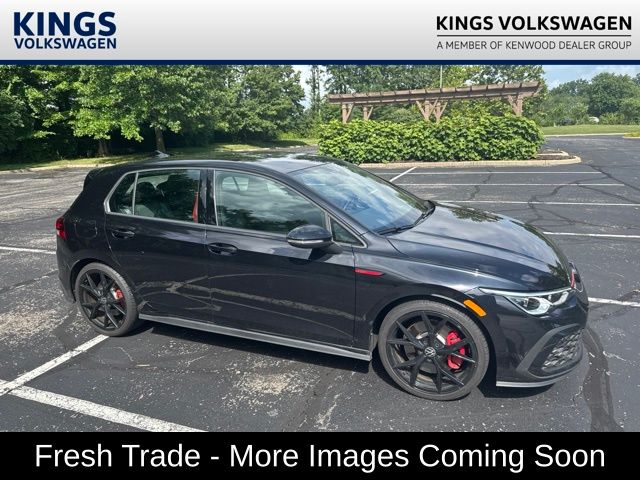 Deep Black Pearl 2024 Volkswagen Golf GTI Hatchback Front-Wheel Drive 6-Speed Manual