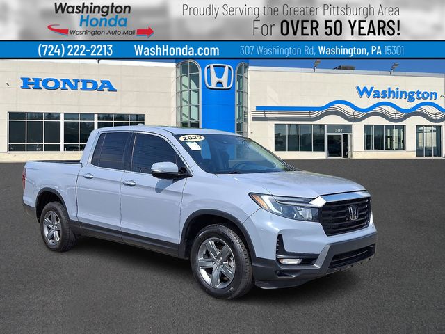 Sonic Gray Pearl 2023 Honda Ridgeline Pickup Truck All-Wheel Drive 9-Speed Automatic