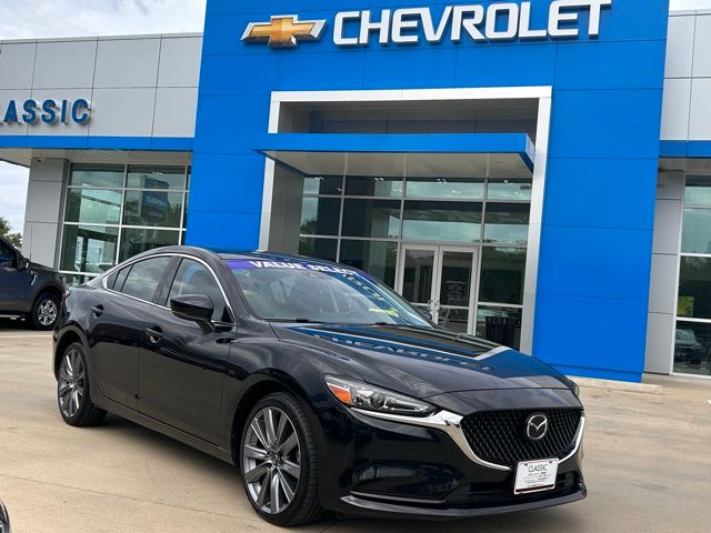 Jet Black Mica 2021 Mazda MAZDA6 Touring FWD Sedan Front-Wheel Drive 6-Speed Automatic