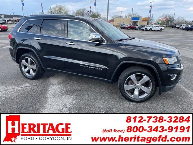 Brilliant Black Crystal Pearlcoat 2015 Jeep Grand Cherokee Limited 4WD SUV / Crossover Four-Wheel Drive 8-Speed Automatic