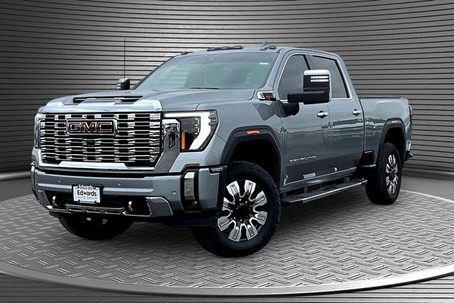 Sterling Metallic 2025 GMC Sierra 2500HD Denali Crew Cab 4WD Pickup Truck Four-Wheel Drive Automatic