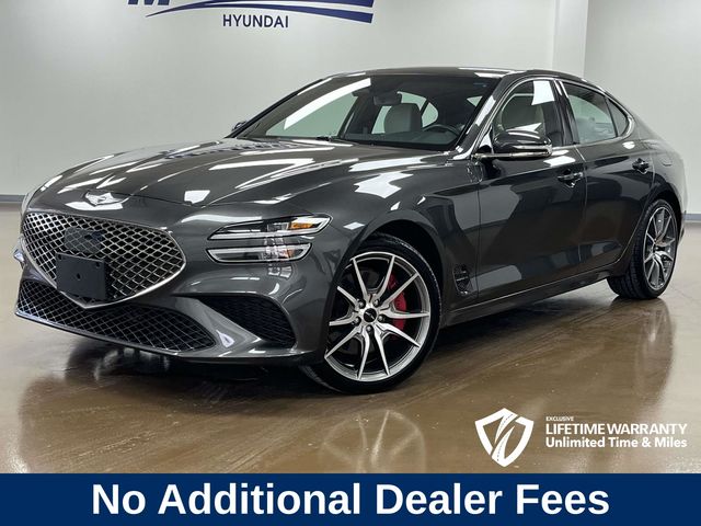 Makalu Gray 2025 Genesis G70 Sedan Rear-Wheel Drive 8-Speed Automatic