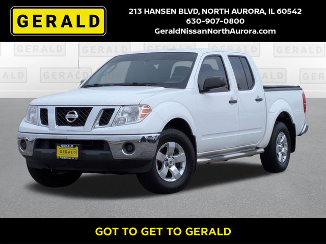 White (Fresh Powder) 2010 Nissan Frontier SE Crew Cab 4WD Pickup Truck Four-Wheel Drive 5-Speed Automatic Overdrive