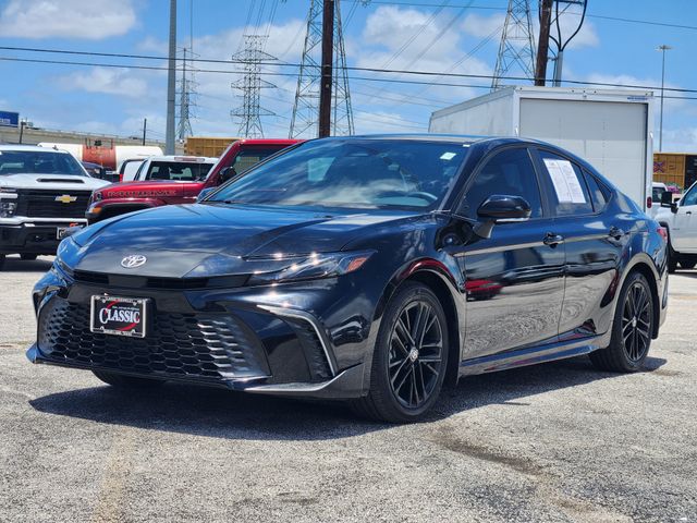 2025 Toyota Camry SE Black at Joe Myers Mazda Kia