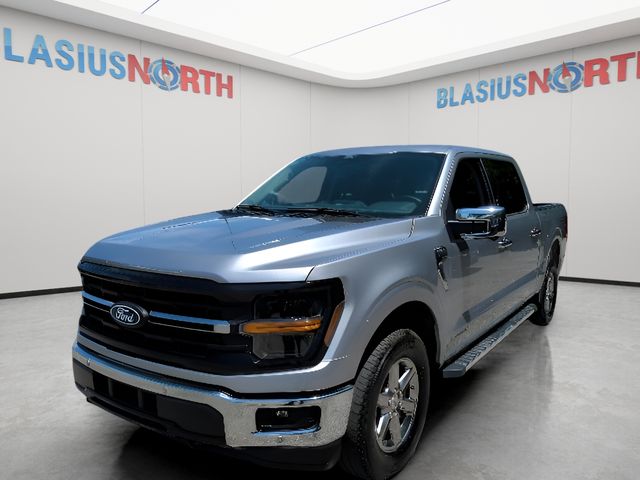 Silver Metallic 2024 Ford F-150 XLT SuperCrew 4WD Pickup Truck Four-Wheel Drive Automatic