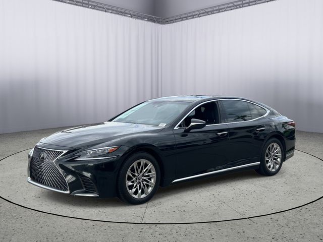 Black (Caviar) 2018 Lexus LS Sedan Rear-Wheel Drive Automatic
