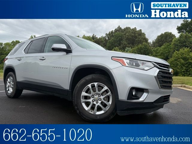Silver Ice Metallic 2019 Chevrolet Traverse LT Cloth FWD SUV / Crossover Front-Wheel Drive 9-Speed Automatic