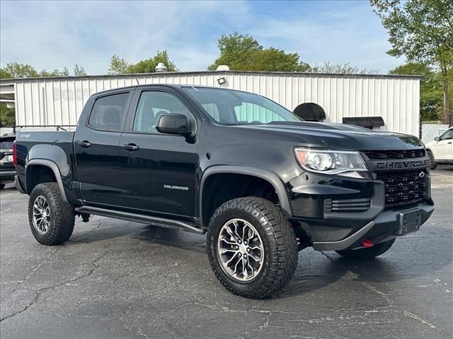 Black 2022 Chevrolet Colorado ZR2 Crew Cab 4WD Pickup Truck Four-Wheel Drive 8-Speed Automatic