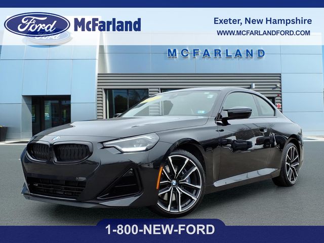 Black Sapphire Metallic 2024 BMW 2 Series M240i xDrive Coupe AWD Coupe All-Wheel Drive 8-Speed Automatic
