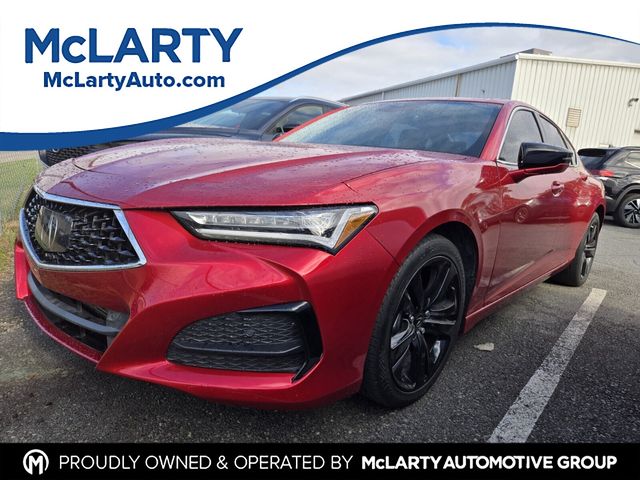 sparkle silver met 2021 Acura TLX FWD with Technology Package Sedan Front-Wheel Drive Automatic