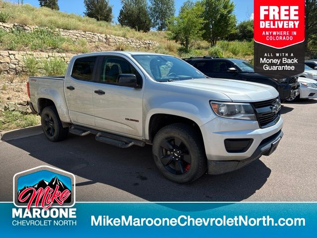 Silver Ice Metallic 2017 Chevrolet Colorado Pickup Truck Four-Wheel Drive 8-Speed Automatic