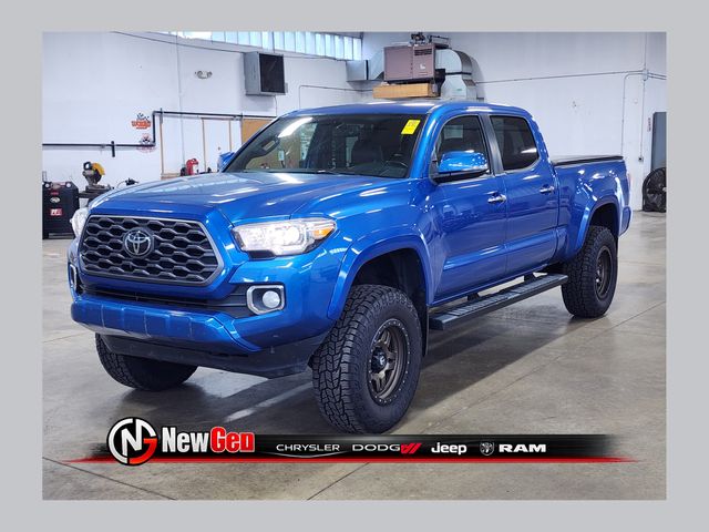 Blue 2016 Toyota Tacoma Pickup Truck 6-Speed Automatic