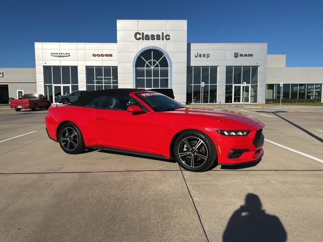Race Red 2024 Ford Mustang EcoBoost Premium Convertible RWD Convertible Rear-Wheel Drive Automatic