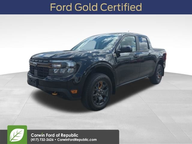 Shadow Black 2024 Ford Maverick Lariat SuperCrew AWD Pickup Truck All-Wheel Drive 8-Speed Automatic