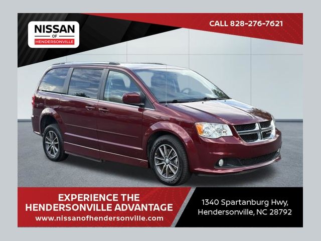 Red 2017 Dodge Grand Caravan Minivan Front-Wheel Drive 6-Speed Automatic