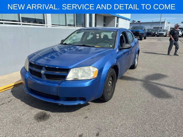 Marathon Blue Pearl 2008 Dodge Avenger Sedan Front-Wheel Drive 4-Speed Automatic