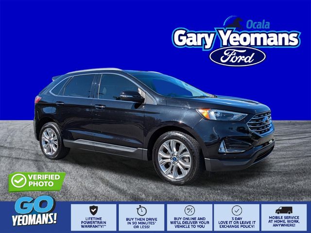 Agate Black Metallic 2022 Ford Edge SUV / Crossover All-Wheel Drive 8-Speed Automatic