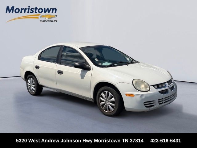Stone White 2005 Dodge Neon Sedan Front-Wheel Drive 4-Speed Automatic