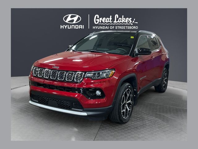 Red Hot Pearlcoat 2025 Jeep Compass Limited 4WD SUV / Crossover Four-Wheel Drive 8-Speed Automatic
