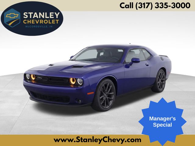 Indigo Blue 2019 Dodge Challenger Coupe Rear-Wheel Drive 8-Speed Automatic