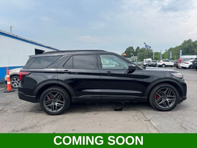 Agate Black Metallic 2025 Ford Explorer SUV / Crossover All-Wheel Drive Automatic