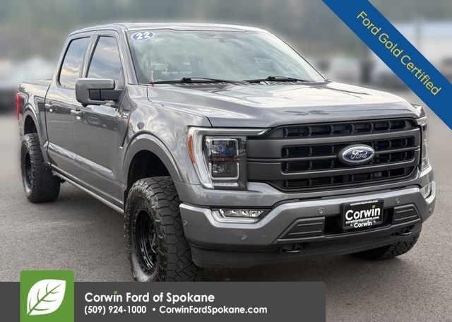 Carbonized Gray Metallic 2022 Ford F-150 Pickup Truck Four-Wheel Drive Automatic