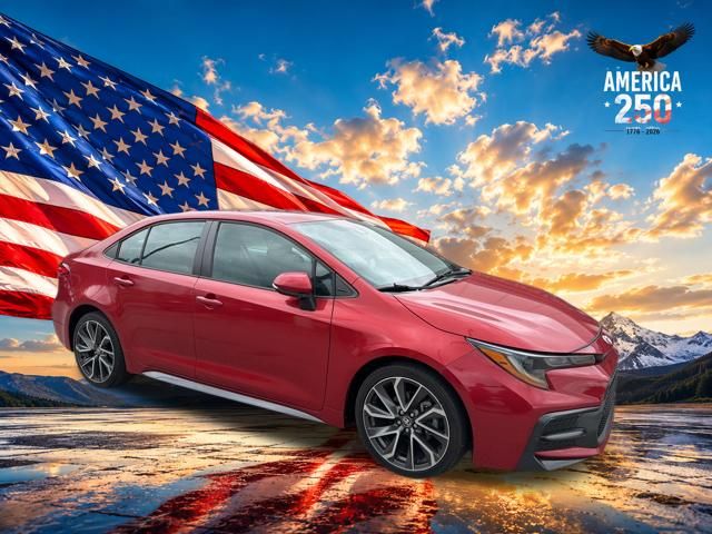 Barcelona Red Metallic 2020 Toyota Corolla Sedan Front-Wheel Drive Continuously Variable Transmission