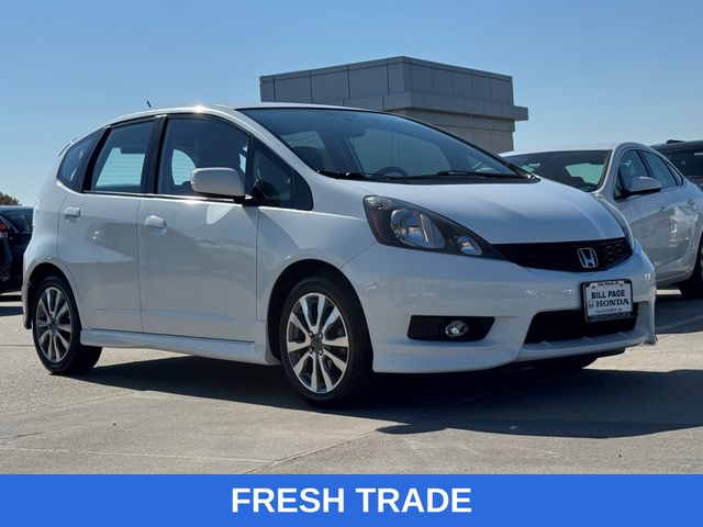 Taffeta White 2013 Honda Fit Sport Hatchback Front-Wheel Drive 5-Speed Automatic
