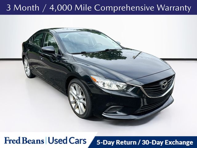 Jet Black Mica 2016 Mazda MAZDA6 Sedan Front-Wheel Drive 6-Speed Automatic