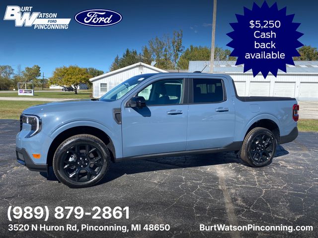 Blue (Azure Gray Metallic) 2025 Ford Maverick Pickup Truck All-Wheel Drive 8-Speed Automatic