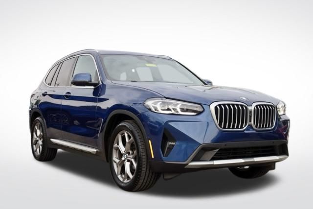 Blue Metallic 2024 BMW X3 sDrive30i RWD SUV / Crossover Rear-Wheel Drive 8-Speed Automatic
