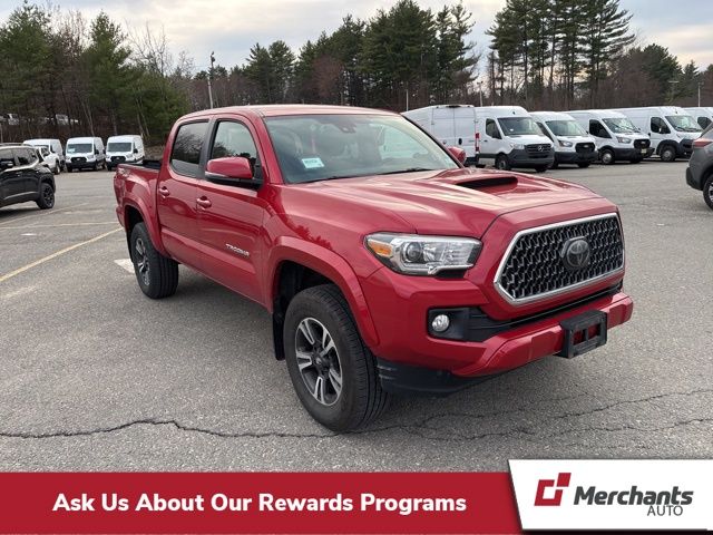 Barcelona Red Metallic 2018 Toyota Tacoma TRD Sport Double Cab 4WD Pickup Truck Four-Wheel Drive 6-Speed Automatic