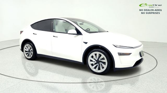 White 2026 Tesla Model Y SUV / Crossover Rear-Wheel Drive 1-Speed Automatic