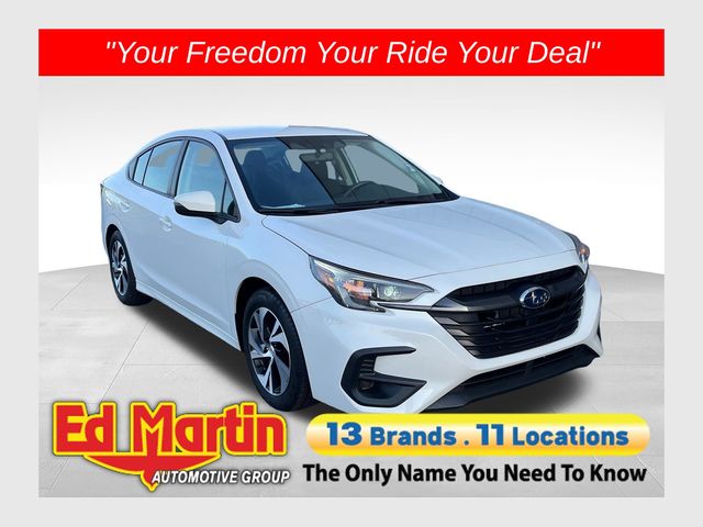 Crystal White Pearl 2024 Subaru Legacy Sedan All-Wheel Drive Continuously Variable Transmission