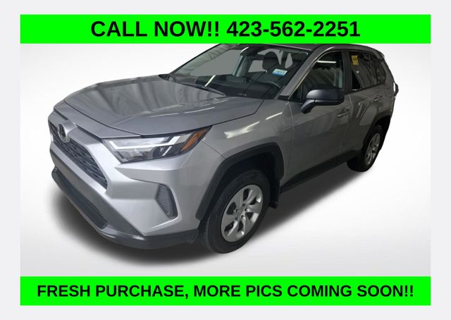 Silver 2023 Toyota RAV4 LE FWD SUV / Crossover Front-Wheel Drive 8-Speed Automatic