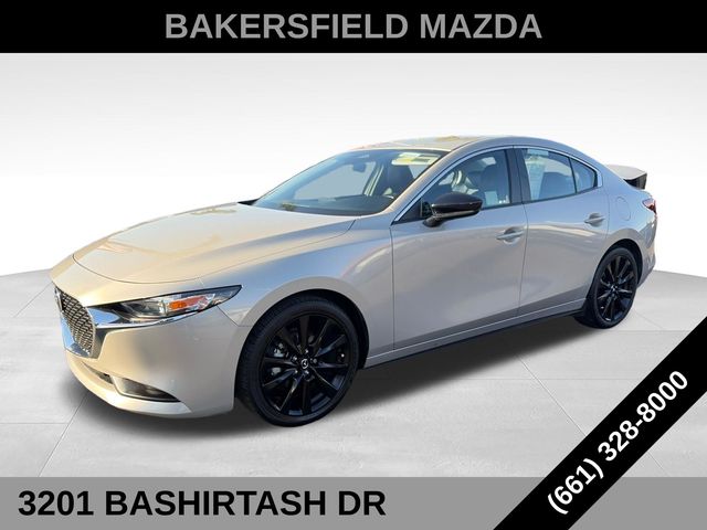 Gray (Platinum Quartz Metallic) 2025 Mazda MAZDA3 2.5 S Select Sport FWD Sedan Front-Wheel Drive 6-Speed Automatic