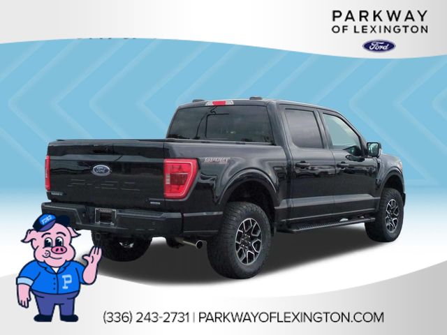 Used 2023 Agate Black Metallic Ford XLT image 5