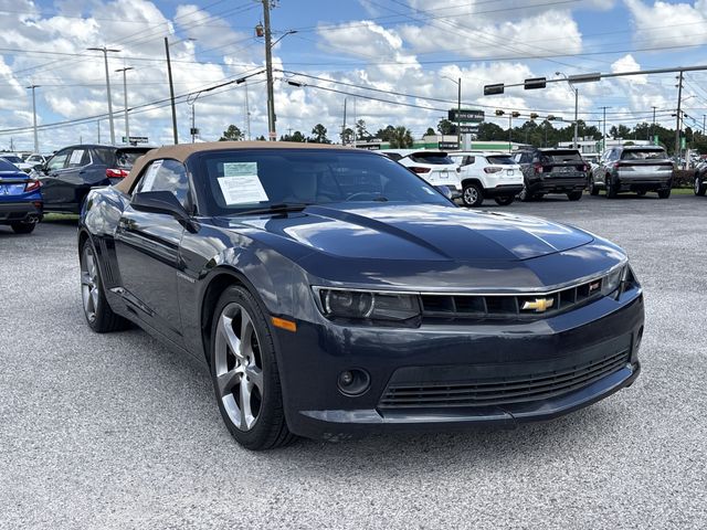 Blue 2014 Chevrolet Camaro Convertible Rear-Wheel Drive 6-Speed Automatic