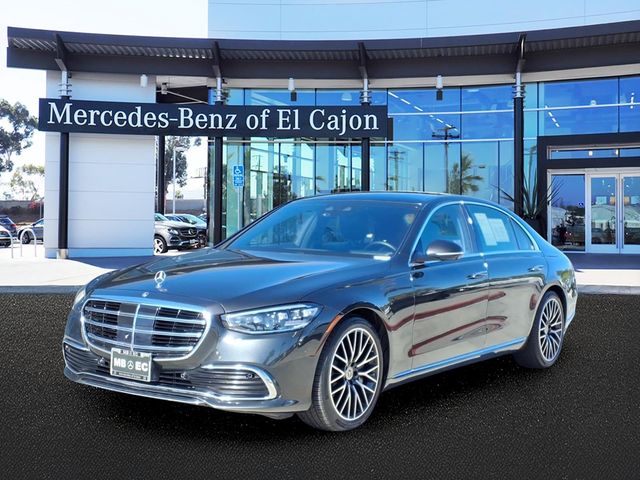 Gray Metallic 2022 Mercedes-Benz S-Class Sedan All-Wheel Drive 9-Speed Automatic