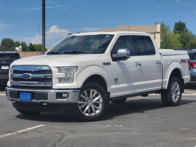 White Platinum Metallic Tri-Coat 2015 Ford F-150 Pickup Truck Four-Wheel Drive 6-Speed Automatic