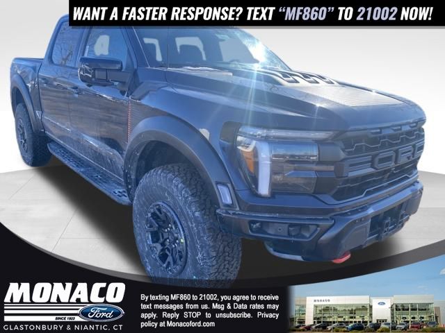 Antimatter Blue Metallic 2026 Ford F-150 Raptor SuperCrew 4WD Pickup Truck Four-Wheel Drive Automatic
