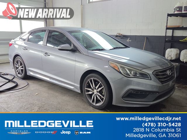 2017 Hyundai Sonata 2.0T Sport FWD with Black Leather Interior