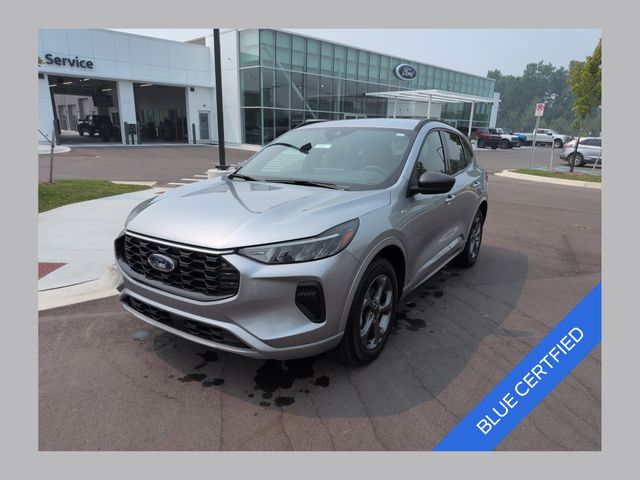 Silver Metallic 2024 Ford Escape SUV / Crossover All-Wheel Drive 8-Speed Automatic