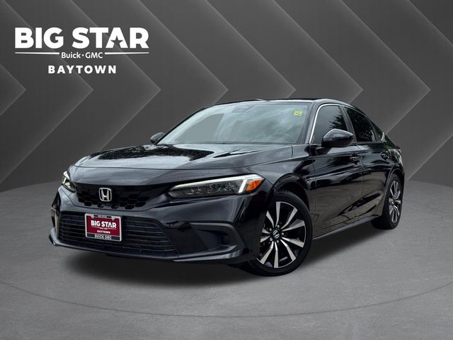 2024 Honda Civic EX-L Black at Martin Chrysler Dodge Jeep Ram