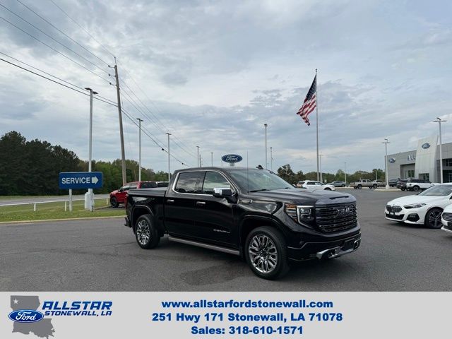 Onyx Black 2024 GMC Sierra 1500 Denali Ultimate Crew Cab 4WD Pickup Truck Four-Wheel Drive Automatic