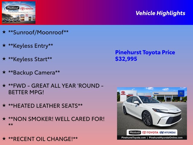 Used 2025 Toyota Camry Sedan
