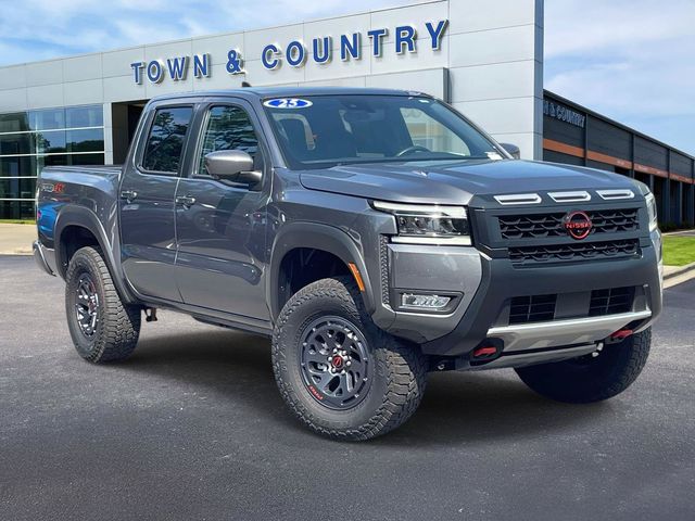 Gray (Gun Metallic) 2025 Nissan Frontier Pickup Truck Four-Wheel Drive 9-Speed Automatic Overdrive