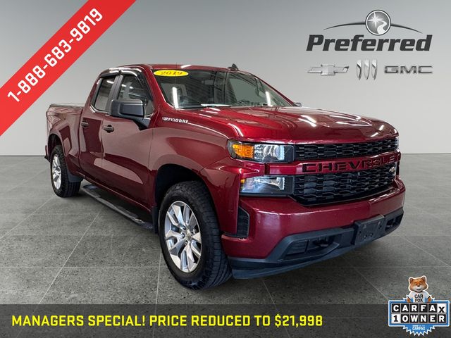 Cajun Red Tintcoat 2019 Chevrolet Silverado 1500 Pickup Truck Four-Wheel Drive 6-Speed Automatic Overdrive