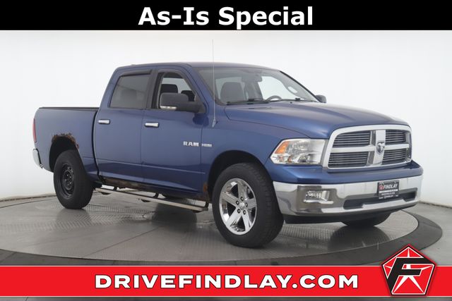 Deep Water Blue PC/Light Graystone PC 2009 Dodge RAM 1500 Pickup Truck Four-Wheel Drive 5-Speed Automatic