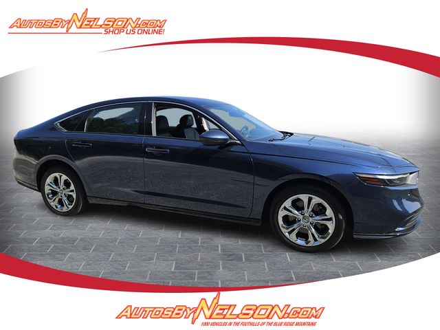 Blue 2023 Honda Accord Hybrid EX-L FWD Sedan Front-Wheel Drive Continuously Variable Transmission